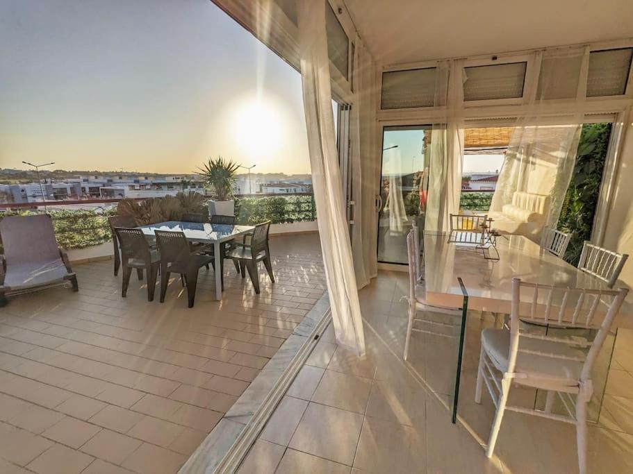 Penthouse With Sea View & Private Terrace Apartment Guia  Bagian luar foto
